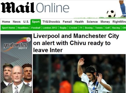 Chivu in ANGLIA: Manchester City si Liverpool se lupta sa-l aduca din vara in Premier League