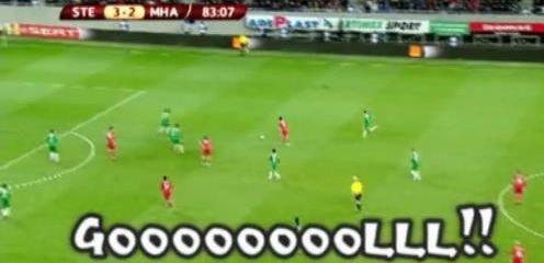 Dodel a redevenit TANASE! VIDEO: Cum a fost primit de fanii Stelei dupa golurile cu Maccabi