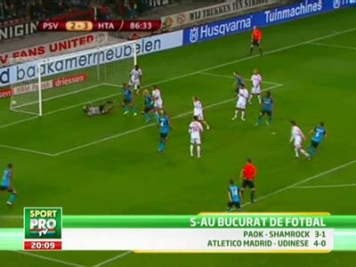 VIDEO Messi din Ucraina si portarul care s-a crezut Ronaldinho au devenit VEDETE in Europa! Cele mai nebune faze din Europa League