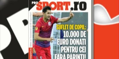 Citeste in Prosportul de luni: Florin Costea si-a spalat toate pacatele cu un gest superb