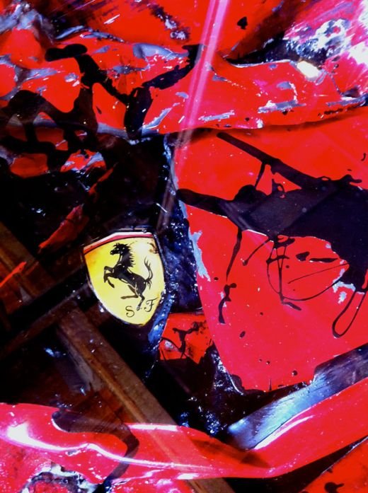 N-o sa-ti vina sa crezi! Ce poti face cu un Ferrari facut ZOB la bautura? O MASUTA de cafea! FOTO SENZATIONAL_3