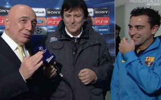 VIDEO Xavi, aproape de AC Milan! Galliani a intrat peste starul Barcei la interviu! Ce dezvaluire a facut!