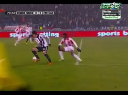 Steaua Rosie 0-1 Partizan! VIDEO