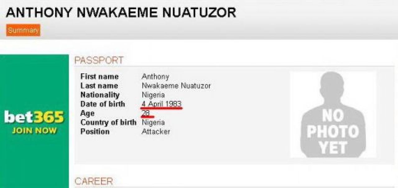 DILEMA ZILEI la Steaua! Cati ani are in realitate nigerianul Tony de la U Cluj? 28 sau 22? :)_1