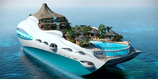 FOTO FABULOS! Abramovic si seicii arabi se bat pe bijuteria asta de 230 mil. euro! Cum arata YACHTUL cu propriul vulcan, cascada si plaja tropicala!_2