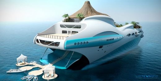 FOTO FABULOS! Abramovic si seicii arabi se bat pe bijuteria asta de 230 mil. euro! Cum arata YACHTUL cu propriul vulcan, cascada si plaja tropicala!_5