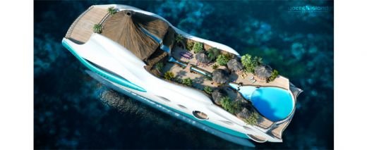 FOTO FABULOS! Abramovic si seicii arabi se bat pe bijuteria asta de 230 mil. euro! Cum arata YACHTUL cu propriul vulcan, cascada si plaja tropicala!_10