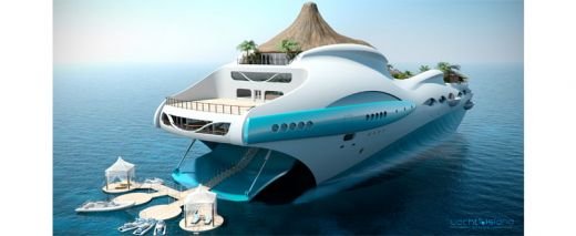 FOTO FABULOS! Abramovic si seicii arabi se bat pe bijuteria asta de 230 mil. euro! Cum arata YACHTUL cu propriul vulcan, cascada si plaja tropicala!_13