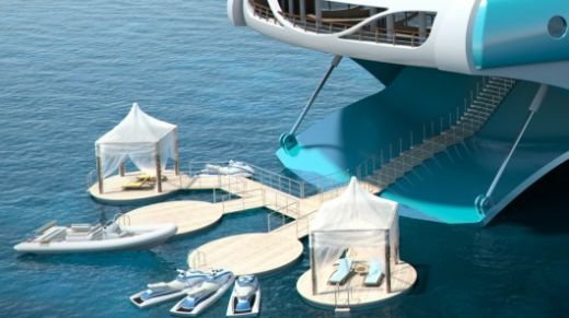 FOTO FABULOS! Abramovic si seicii arabi se bat pe bijuteria asta de 230 mil. euro! Cum arata YACHTUL cu propriul vulcan, cascada si plaja tropicala!_15