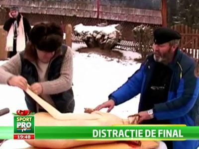 VIDEO DE SENZATIE! Becali a taiat porcul in varful muntelui! Ce mesaj le-a transmis rivalilor si de ce e SIGUR de Liga in 2012
