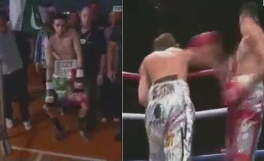 VIDEO FABULOS! Uzzy te baga in perfuzii... de ras :)) Cel mai PENAL boxer din istorie! A luat KO intr-un minut dupa ce a dansat ca Lady Gaga