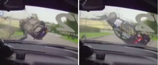 VIDEO UIMITOR! Cum a reusit un sofer de raliu sa evite un accident HORROR in ultima clipa!_5