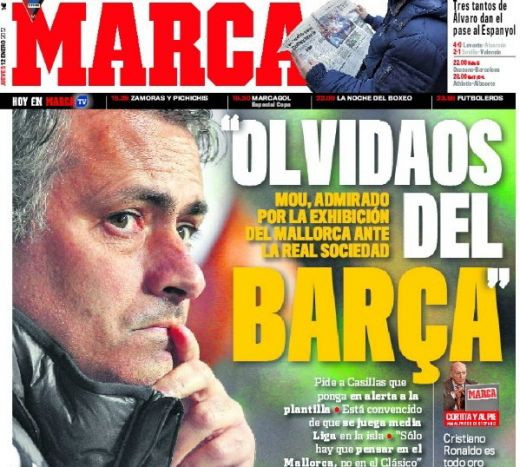 Mourinho e in DEPRESIE! Poate sa joace de OPT ori cu Barca anul asta! Cum a reactionat dupa calificarea in sferturile Cupei!