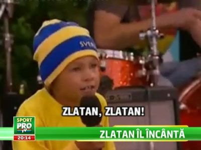 VIDEO! Cine e seful? Zlatan, Zlatan! Melodia care il face pe Ibrahimovic un ZEU, cantata de un copil de 6 ani: