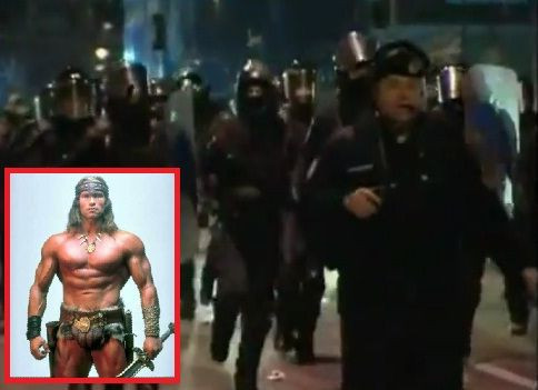 CONAN jandarmul! Cel mai aprig aparator al Bucurestiului e vedeta pe internet! Care e cea mai puternica arma a lui? VIDEO