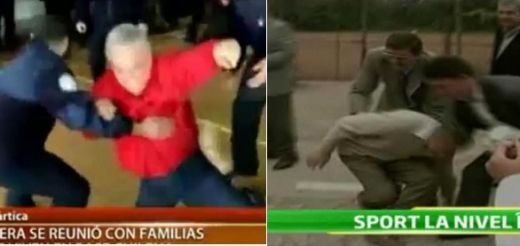 EPIC FAIL: Presedintele din Chile a incercat schema Emil Constantinescu: S-a facut de ras in fata politistilor! VIDEO