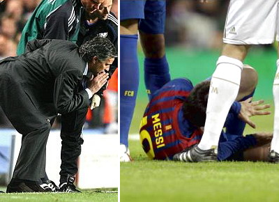 Mourinho s-a enervat! Mai avea putin si il scotea pe Messi vinovat ca a fost calcat pe mana: Ce masuri sa se ia? N-auzi ca Pepe n-a vrut sa-l calce?