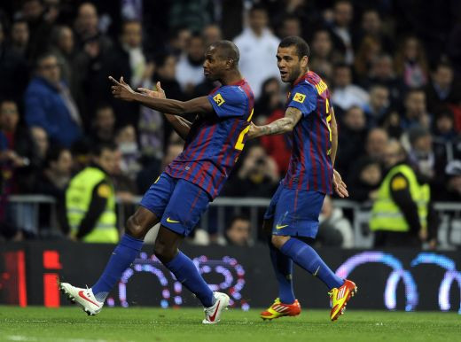 VIDEO! Abidal e omul-cupa! EROUL de la meciul cu Real e doar la al 2-lea gol pentru Barca! Vezi prima lui reusita: