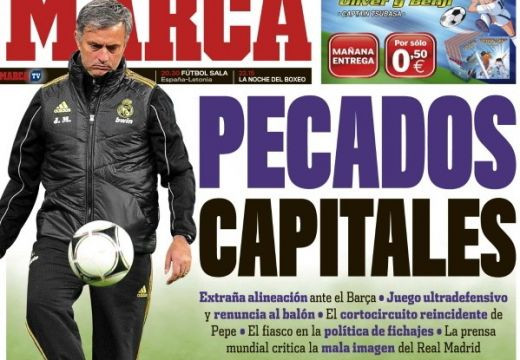 Mourinho ia TITLUL sau e RAZBOI! Madrilenii si-au pierdut rabdarea cu el! Vezi care sunt cele CINCI pacate capitale ale portughezului!