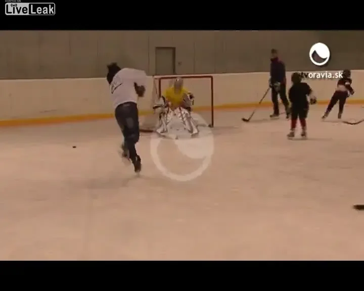Un patinoar s-a prabusit la 60 de zile dupa inaugurare. Un hocheist din NHL a trait clipe de groaza. VIDEO