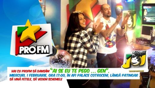 AZI 17:00 Dansul promovat de Neymar vine in Romania! ProFm danseaza Ai Se Eu Te Pego, la Mall Afi Mega Fun