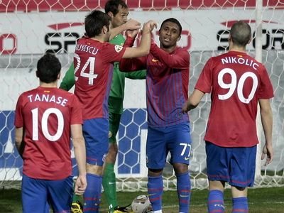Steaua 1-0 Debrecen! GOL FABULOS marcat de Bicfalvi! Declaratia lui Ilie Stan dupa ce meciul a fost suspendat la pauza din cauza ploii: