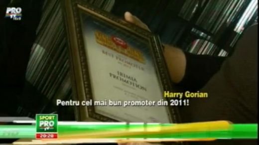Eduard Irimia, cel mai bun promoter din 2011! A fost premiat alaturi de Mike Tyson si Evander Holyfield