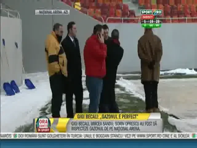 VIDEO Becali, Sandu si Oprescu au inspectat National Arena! Patronul Stelei le-a dat angajatilor 1000 de euro! Ce misiune a avut pentru Lutu! :)