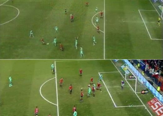 Toata Barcelona URLA catre arbitri: Por que?! Cele 2 faze controversate care ii pot aduce titlul Realului: