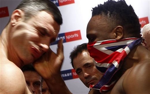 SOC LA CANTAR! Vitali Klitschko promite sa il OMOARE pe englez dupa ce Chisora l-a palmuit in fata tuturor! SUPER VIDEO