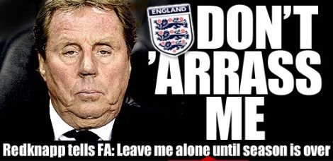 Raspunsul lui Redknapp ii sperie pe englezi: Vreau sa fiu lasat in pace pana la finalul sezonului