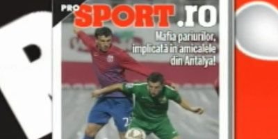 Citeste miercuri in ProSport: Romanii sunt suspecti de blaturi si in amicale!