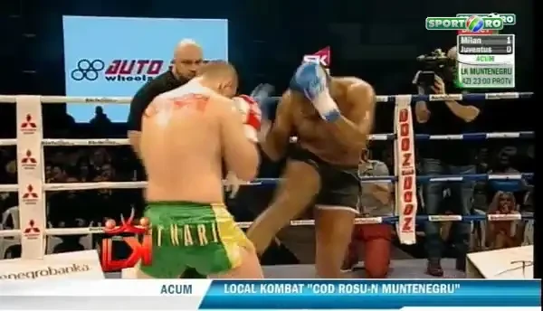 VIDEO: Moartea din Carpati si-a DECAPITAT adversarul la Gala Local Kombat din Muntenegru! Lovitura la care NIMENI nu se astepta