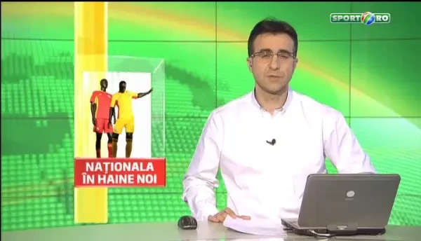 VIDEO: Bourceanu a facut toata nationala sa PLANGA de prea mult ras! Cum a comis-o la prezentarea noului echipament :)