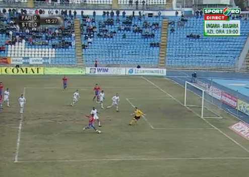 Farul 1-2 Steaua! Stanca ii da lectii lui Tatarusanu dupa un dribling cu calcaiul la 30 de metri de poarta! Florin Costea, capitan la Steaua! VIDEO_4