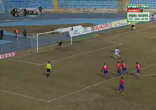 Farul 1-2 Steaua! Stanca ii da lectii lui Tatarusanu dupa un dribling cu calcaiul la 30 de metri de poarta! Florin Costea, capitan la Steaua! VIDEO_6