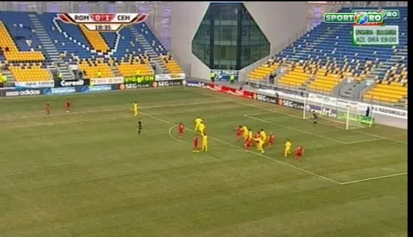 Romania - Cehia, gol 0-2