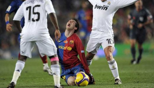 Fanii Barcelonei vor ADORA acest clip: Messi nu simuleaza, actorul e la Real Madrid in echipa! VIDEO cu cele mai dure faulturi indurate de Messi: