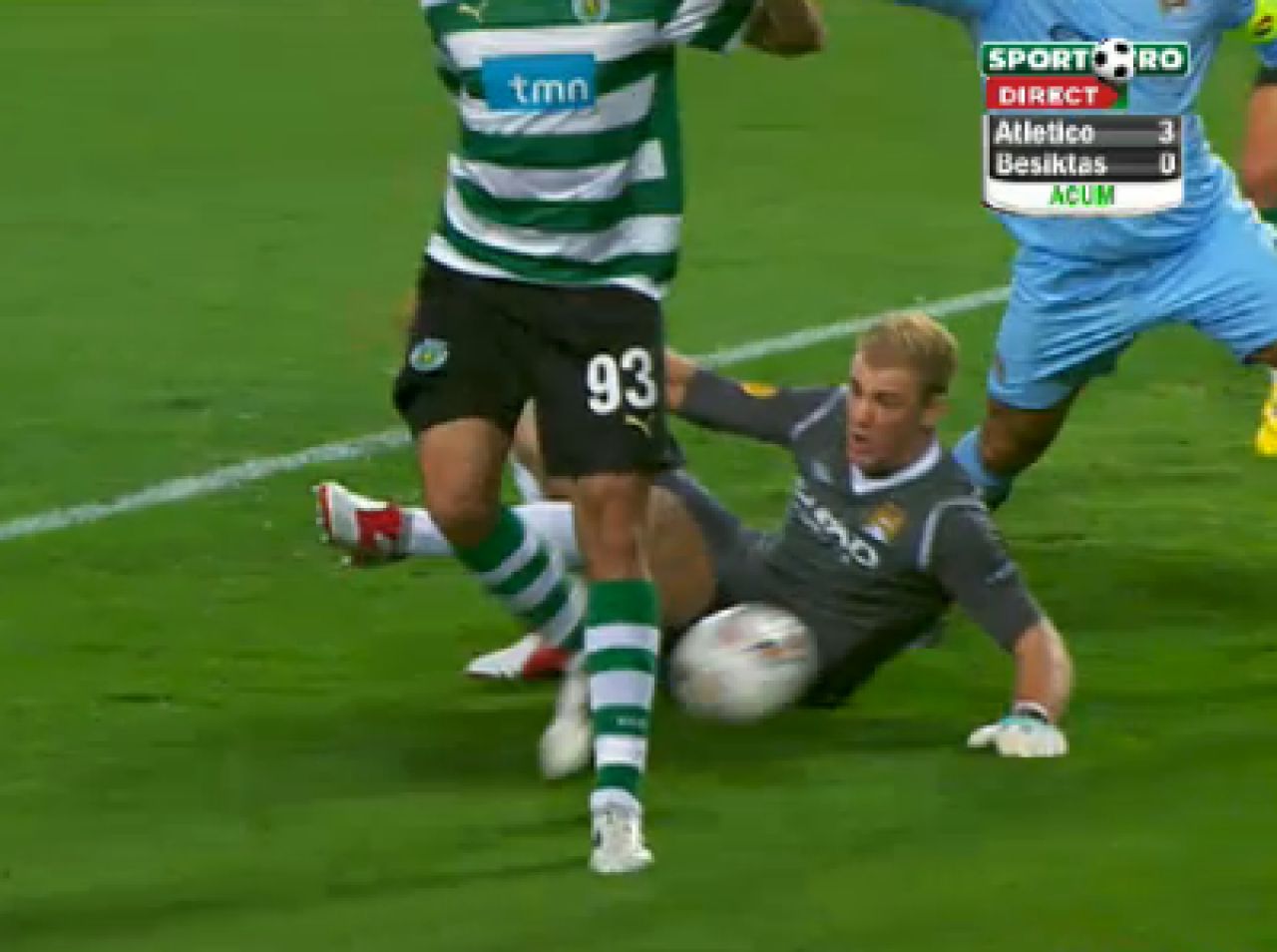 Sporting 1-0 Man City Man City rateaza 6 ocazii IMENSE de gol dar Xandao il umileste pe Hart si inscrie cu calcaiul! VIDEO_3