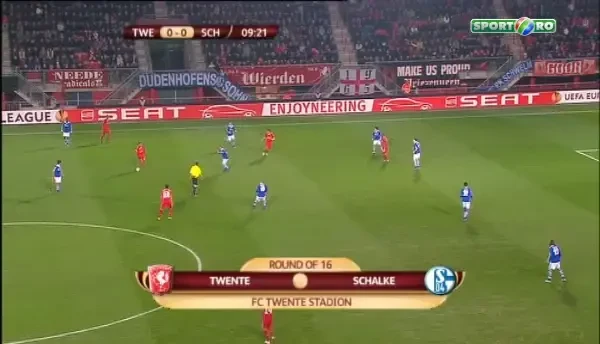 Cea mai CONTROVERSATA faza din sferturi! Twente 1-0 Schalke dupa un penalty inexistent si o eliminare dictata gresit! VIDEO