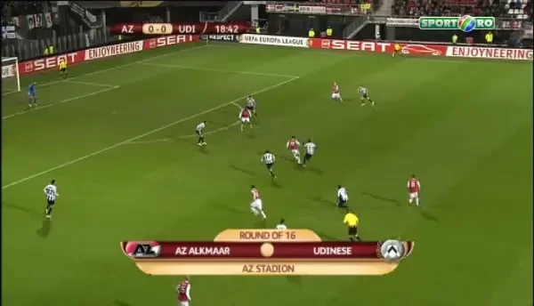 VIDEO Echipa lui Torje, OUT din Europa League! Martens si Falkenburg au executat-o pe Udinese! AZ 2-0 Udinese, vezi REZUMAT