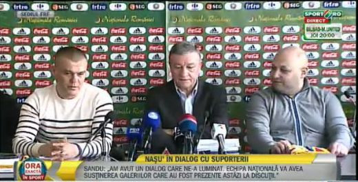 Suporterii din 4 galerii au dat mana cu Mircea Sandu! A fost un dialog care practic ne-a luminat! Ce COMPROMIS vor sa faca ultrasii: