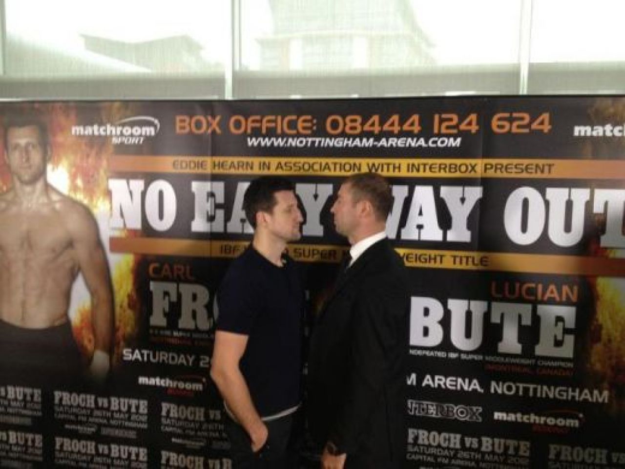 FOTO Bute vrea sa fie SERIFUL din Nottingham! S-a intalnit pentru prima data cu Froch! Cat costa biletele la gala:_2