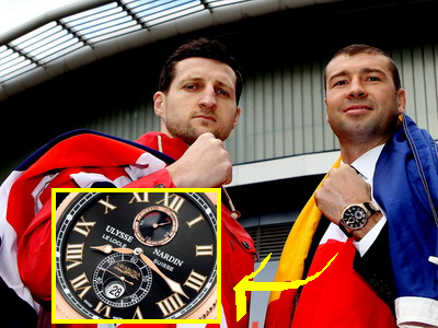 Bute s-a afisat cu un SUPER CEAS in fata lui Froch! Vezi cat costa BIJUTERIA de la mana campionului roman:_2