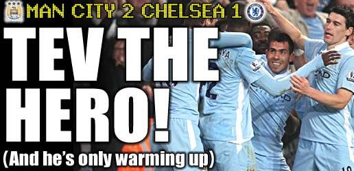 Providenta exista si lucreaza pentru Tevez! DUSMANUL lui Mancini a revenit senzational pe teren si a salvat-o pe City cu Chelsea! El decide titlul?