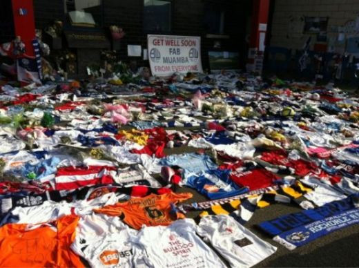 IMPRESIONANT! Mii de fani au venit la stadion pentru Muamba! Gestul care a UCIS o rivalitate uriasa