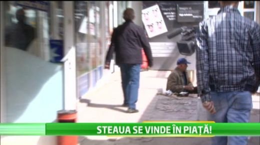 Steaua se vinde la taraba! Singurul magazin care vinde produse oficiale il gasesti langa magazinul cu stifturi din China :)