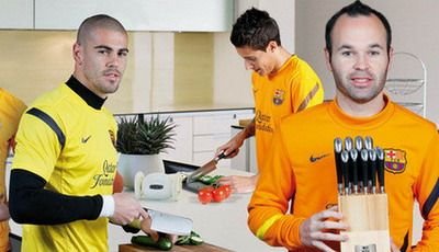 Jucatorii lui Guardiola se pregatesc de razboiul cu Real :) Cum au ajuns Iniesta, Valdes si Keita fie CUTITARII ! SUPER VIDEO