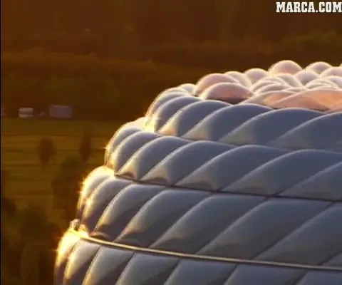 SUPERVIDEO: Asta chiar e OZN Arena! Imagini senzationale cu stadionul lui Bayern, pe care se va juca si finala CL de pe 19 mai!