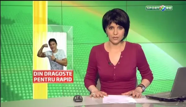 SUPER FOTO! Un jucator de la nationala si-a facut un TATUAJ GIGANT cu Rapid pe biceps! Vezi cine e: